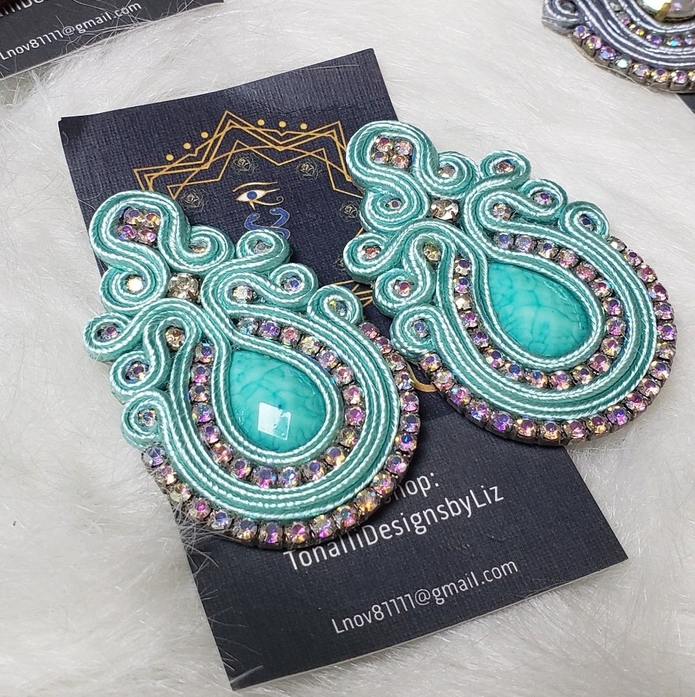 Soutache Handmade earrings